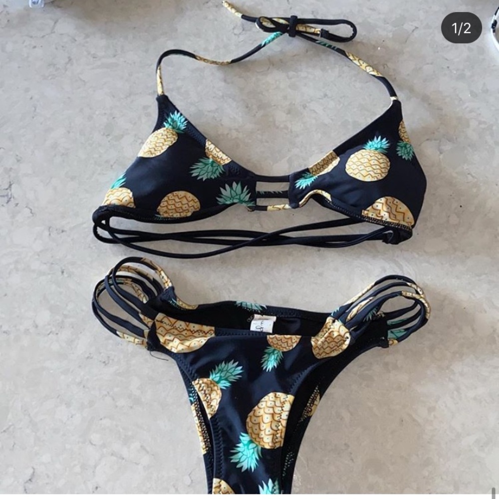 pineapple bikini set
